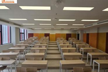 Không Gian Tri Thức Vững Chắc Từ Nền Tảng – Sàn Vinyl Cuộn Cho Môi Trường Học Hiện Đại