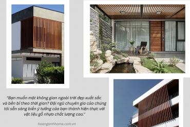 Thanh Lam Gỗ Nhựa – Giải Pháp Vật Liệu Hiện Đại Cho Không Gian Sống Đẳng Cấp