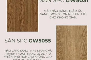 Sàn SPC GW5031 & GW5055 - Định Hình Phong Cách Cho Ngôi Nhà Bạn