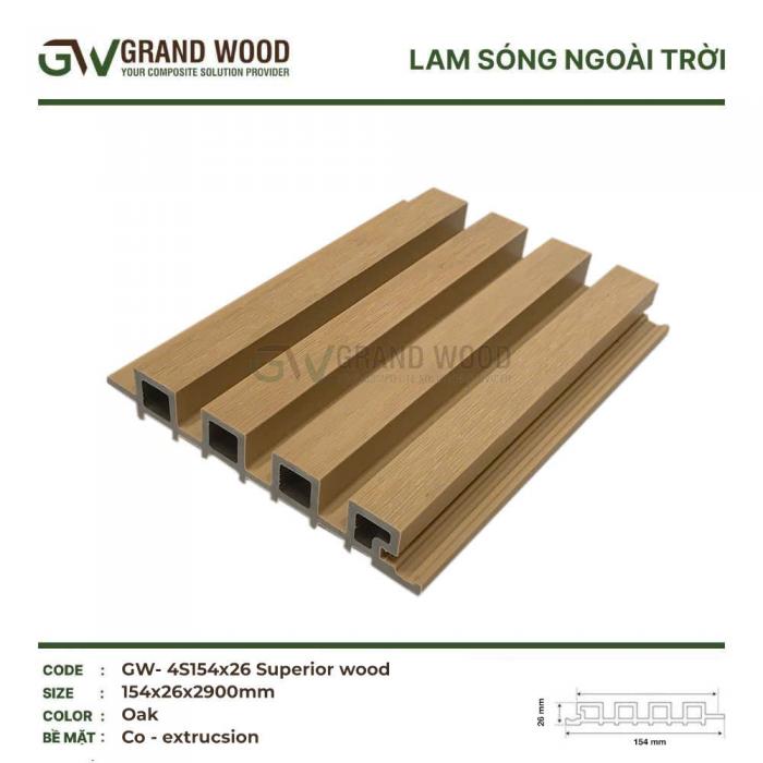 Lam sóng GW-4S154X26 ( OAK)
