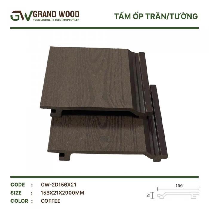 Tấm ốp 156x21 ( 2DCOFFEE)