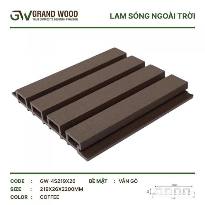 Lam sóng GW-4S219X26 ( COFFEE)