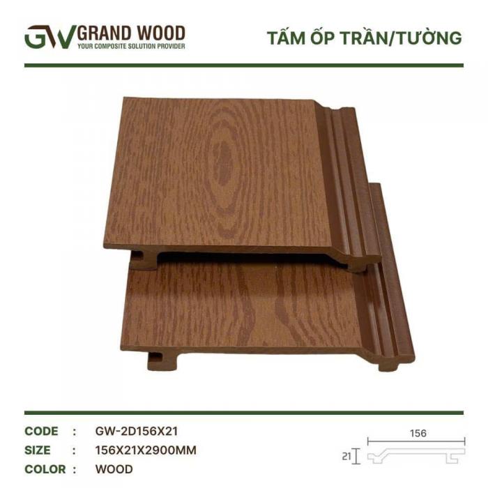 Tấm ốp 156x21 ( 2DWOOD)