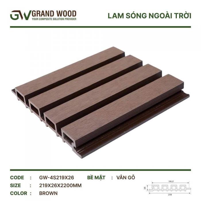 Lam sóng GW-4S219X26 ( BROWN)