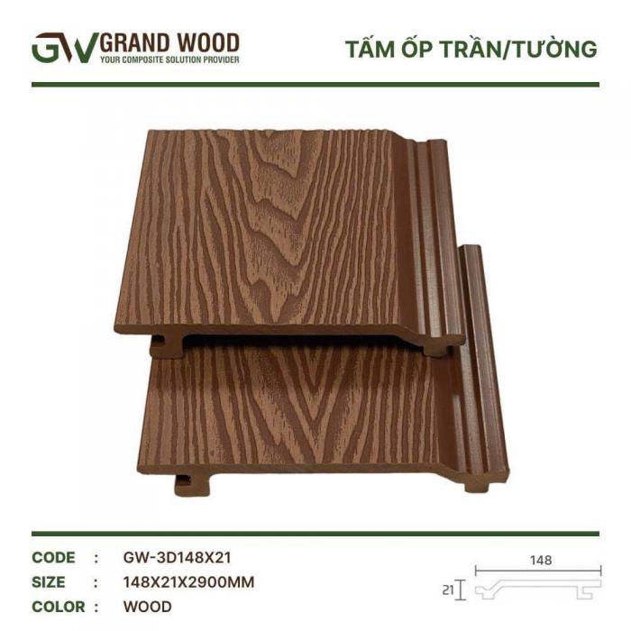 Tấm ốp 148x21 (3D WOOD)