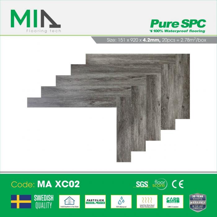 Sàn Nhựa Xương Cá MIA MA-XC02 4.2mm