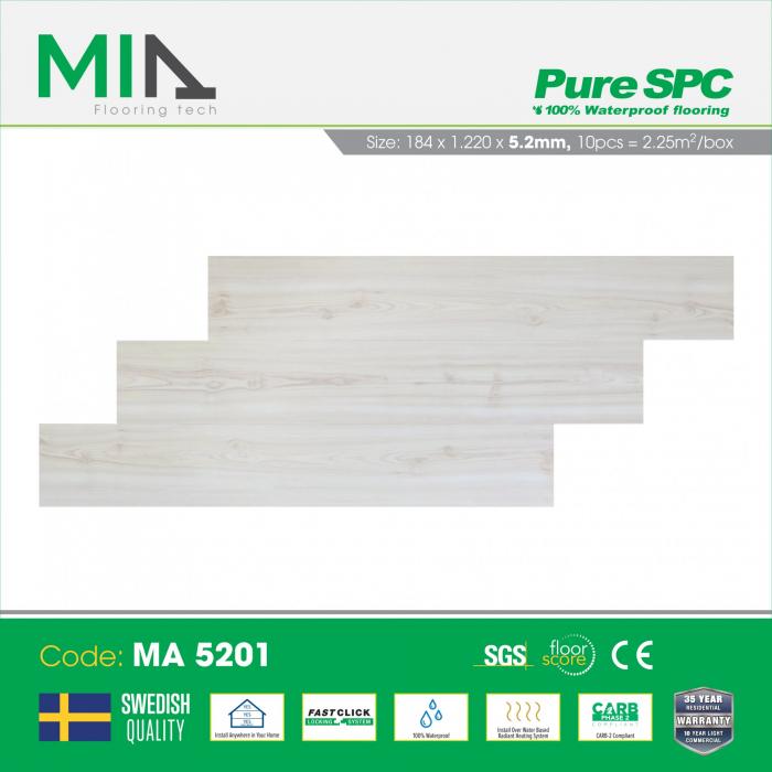 Sàn Nhựa Hèm Khóa MIA MA-5201 5.2mm