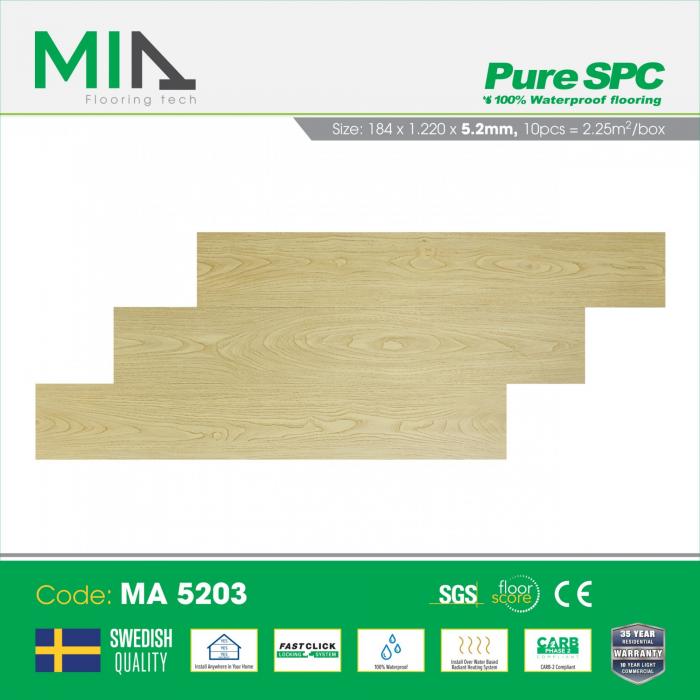 Sàn Nhựa Hèm Khóa MIA MA-5203 5.2mm