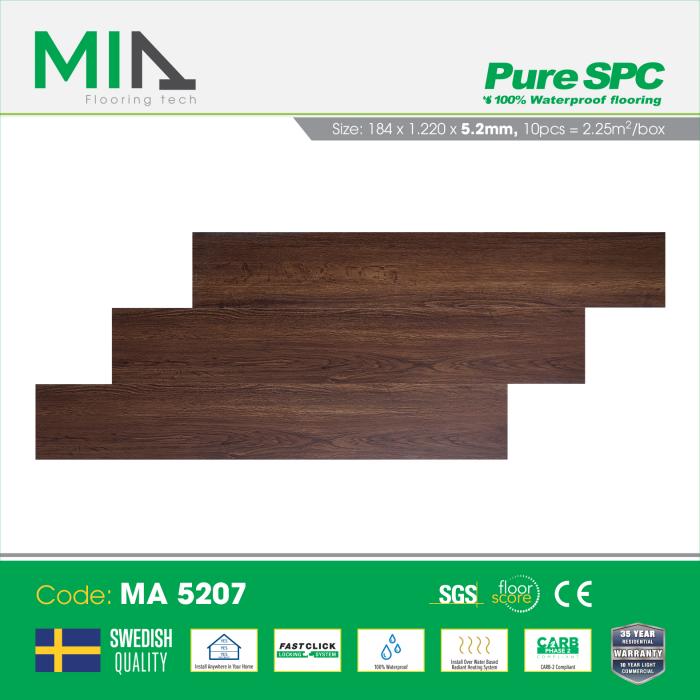 Sàn Nhựa Hèm Khóa MIA MA-5207 5.2mm
